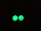6mm Druzy Dangles - Glow In The Dark