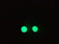 8mm Druzy Studs - Glow In The Dark