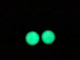 6mm Circle Dangles - Glow In The Dark