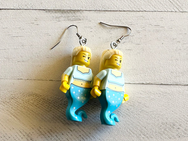 Handmade Lego Genie Mini Fig Earrings – ErinEtc