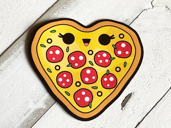 Pizza Heart Magnet