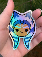 Snips holographic sticker