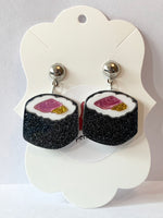 Acrylic Earrings - Sushi