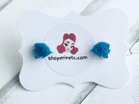 Handmade Resin Earrings - Blue Fish Studs
