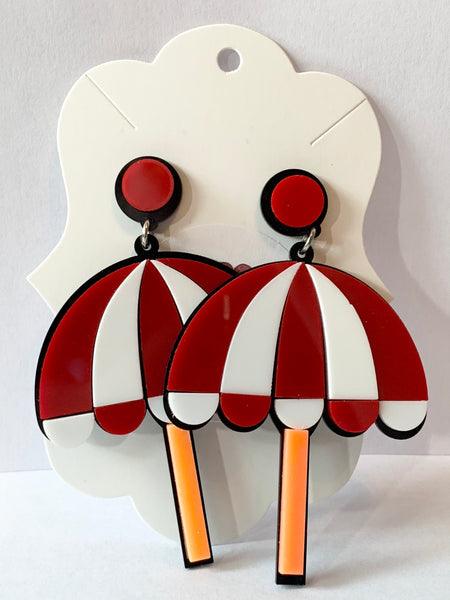 Acrylic Earrings - Umbrellas